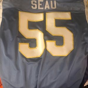 Junior Seau Chargers jersey 56
